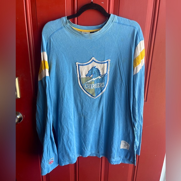 Vintage Reebok Gridiron Classic LA/SD Chargers Long-Sleeved Tee - Picture 3 of 6